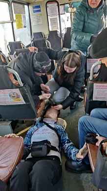В Иванове полный пассажиров автобус попал в ДТП